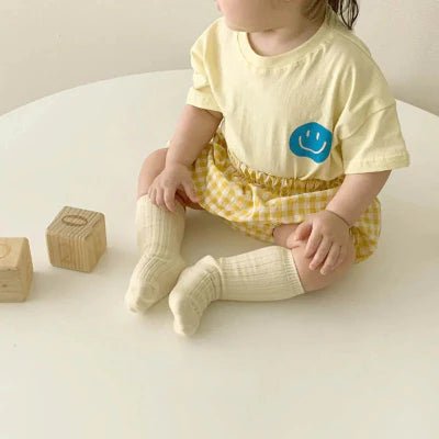 Ensemble Bebe - CarréDouceur™ - Jaune - Vitrine Bébé