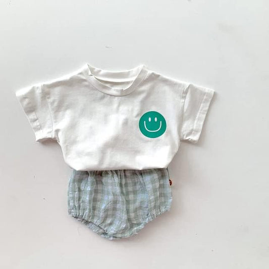 Ensemble Bebe - CarréDouceur™ - Vert - Vitrine Bébé