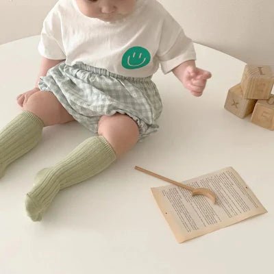 Ensemble Bebe - CarréDouceur™ - Vert - Vitrine Bébé