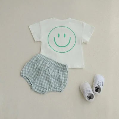 Ensemble Bebe - CarréDouceur™ - Vert - Vitrine Bébé