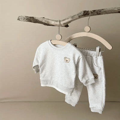 Ensemble bebe - NewbornBabyClothes™ - Gris - Vitrine Bébé